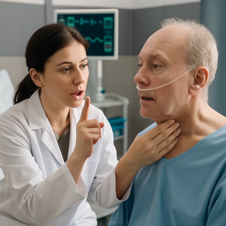 گفتاردرمانی و بلع درمانی بیمار سندورم پس از ICU یا Post ICU Syndrome